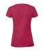 T-shirt Iconic Femme Canneberge Fruit Of The Loom-2