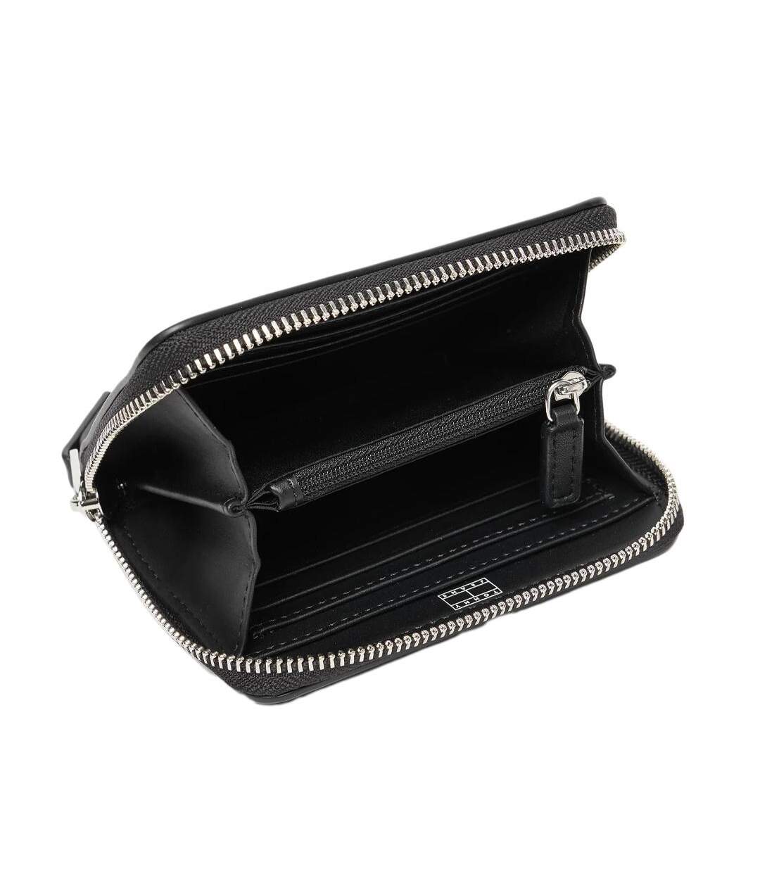 Portefeuille noir homme tommy hilfiger aw0aw18031-2