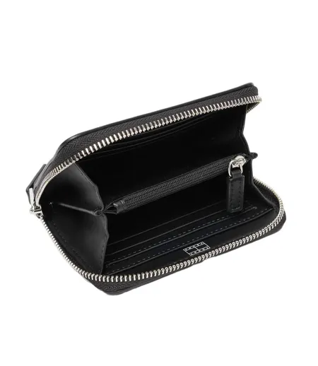 Portefeuille noir homme tommy hilfiger aw0aw18031