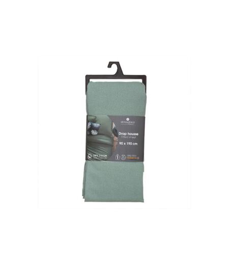 Drap Housse Intérieur 90x190cm Céladon