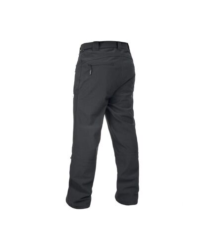 Trespass Mens Hemic Water Resistant Softshell Trousers (Black) - UTTP221