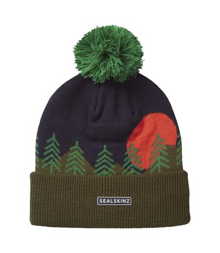 Waterproof Cold Weather Scenic Bobble Hat for Men and Women