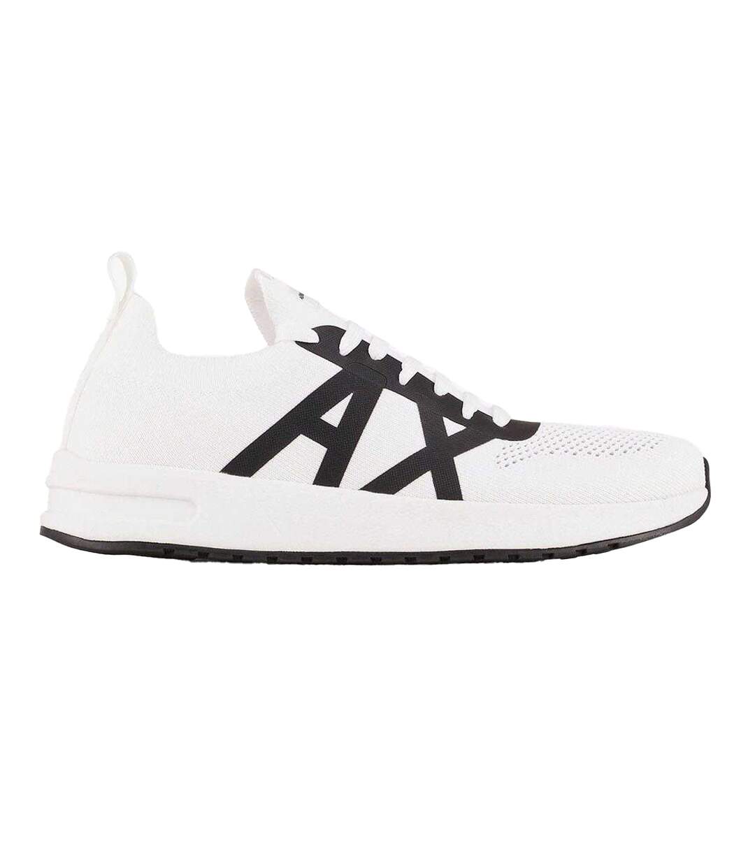 Mens Trainers White Black Armani Exchange-1