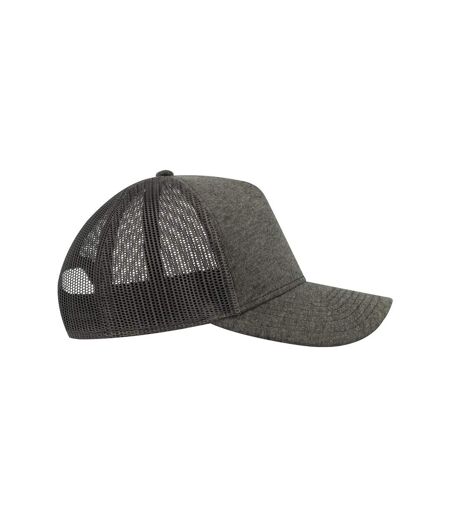 Casquette Trucker Rapper Adulte Gris Foncé Atlantis