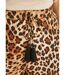 Pantalon large imprimé animalier-5