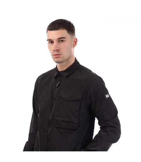 Mens Granville Overshirt Black Weekend Offender