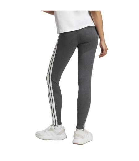 Legging Motif/style 3 Rayures Femme Gris Foncé Adidas