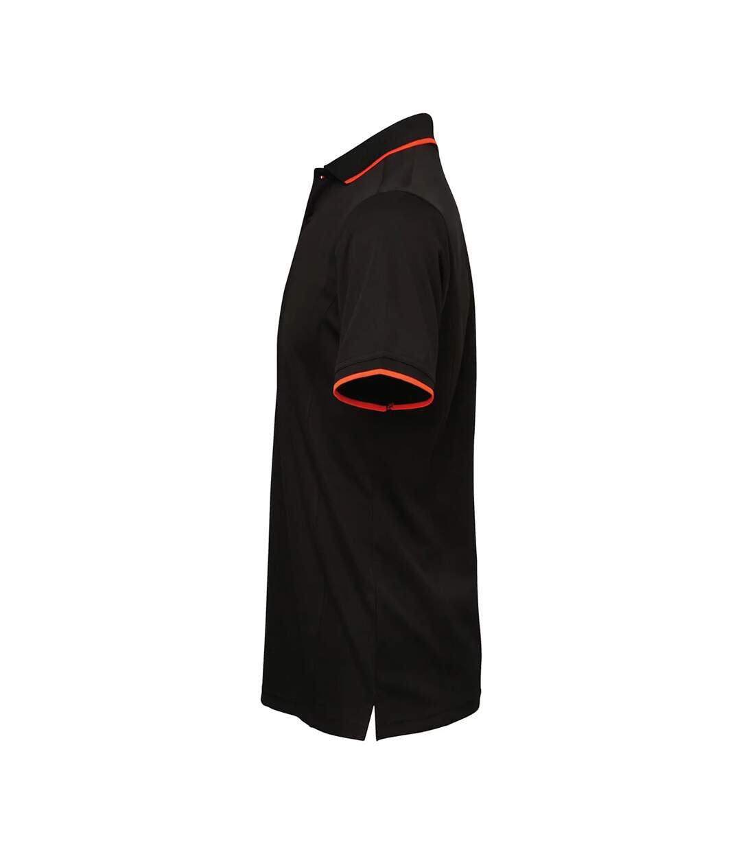 Polo Coolchecker Homme Noir Orange Premier-3