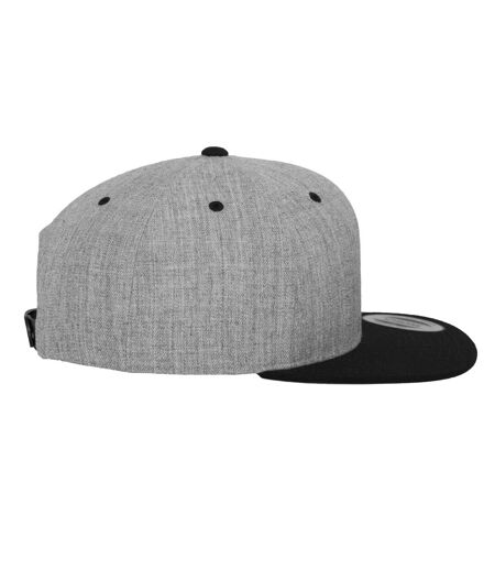 Casquette Ajustable Classic Lavande Noir Yupoong