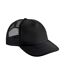 Casquette trucker enfant noir Beechfield-1