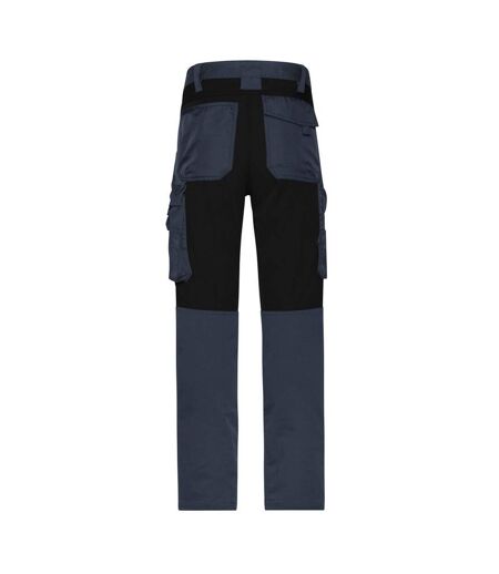 Pantalon De Travail Homme Carbone Noir James And Nicholson