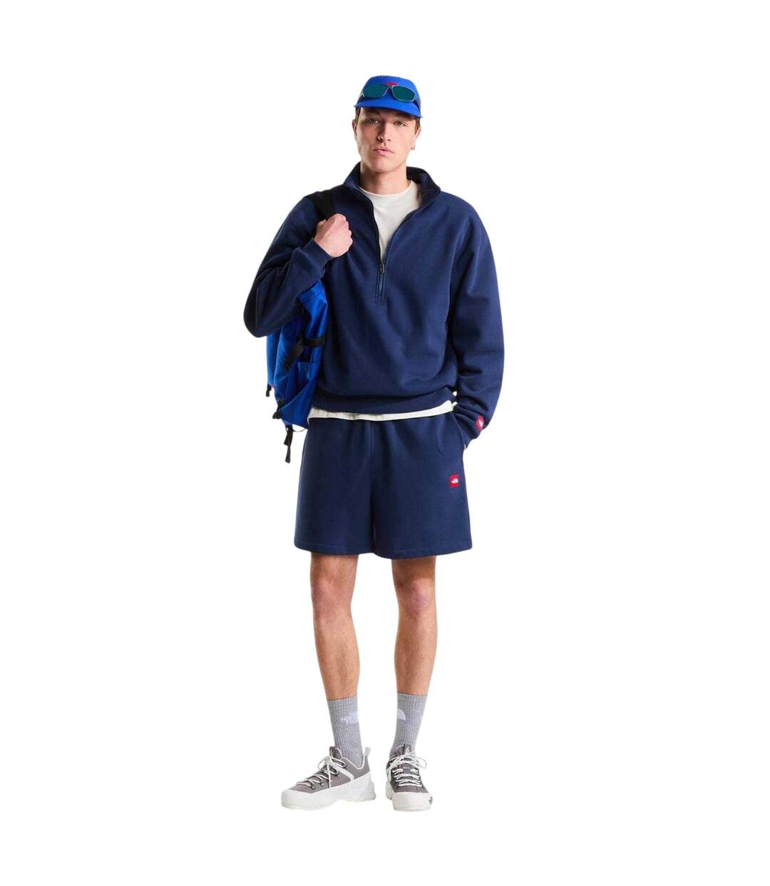Short Motif/style Logo Rectangulaire Homme Bleu Marine The North Face-1