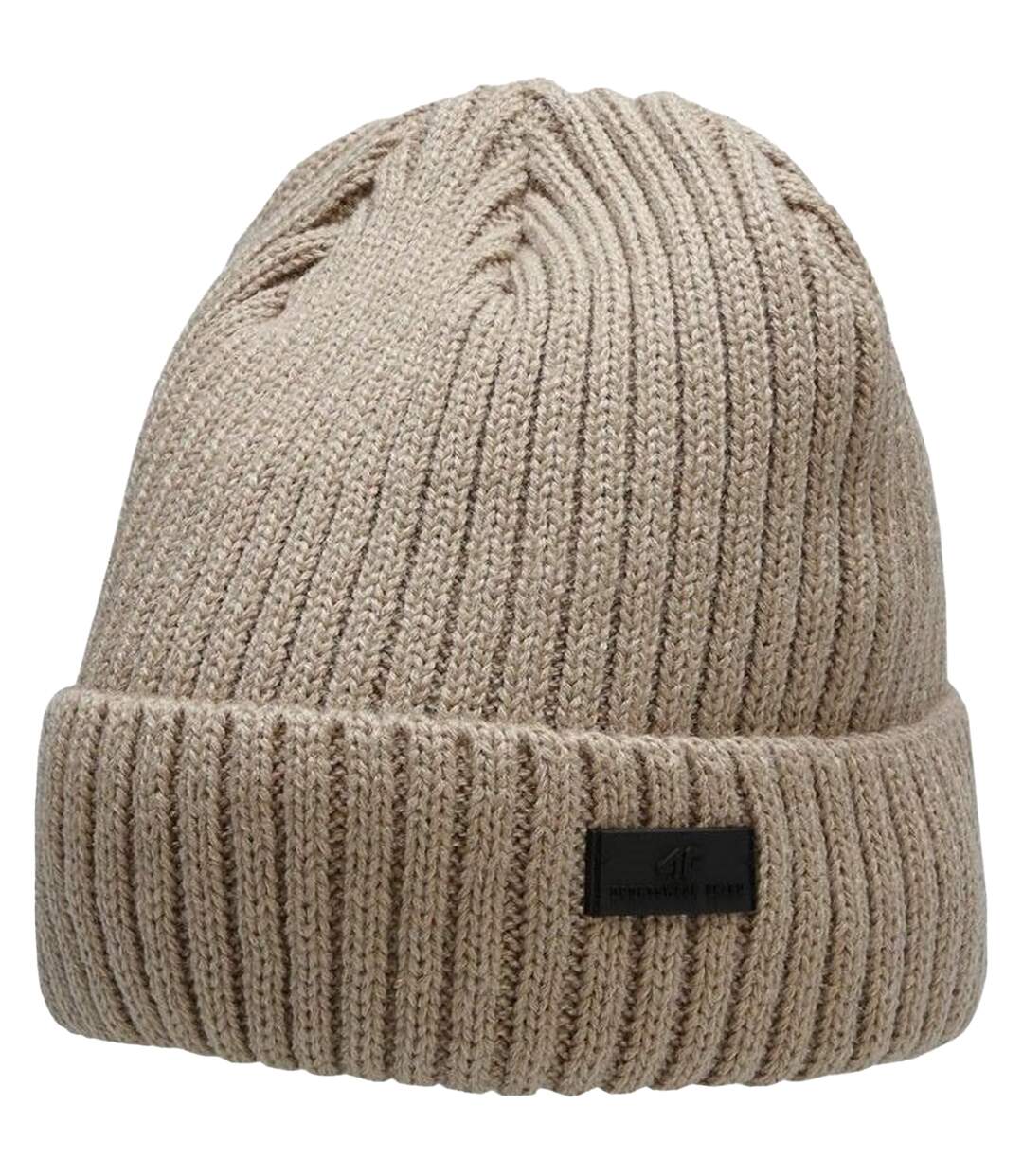 Bonnet Motif/style Logo H4z22 Homme Marron 4F-1