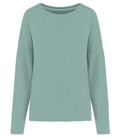 Sweat shirt femme Loose - K471 - vert amande