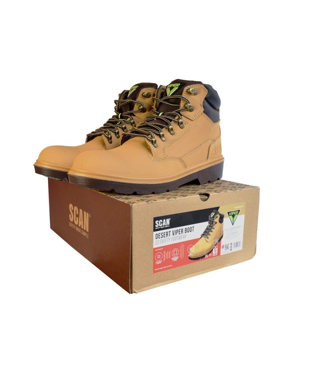 Desert Viper S3 Safety Boots Multi Colour Scan-2