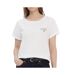 T-Shirt blanc femme tommy hilfiger sleeve-1