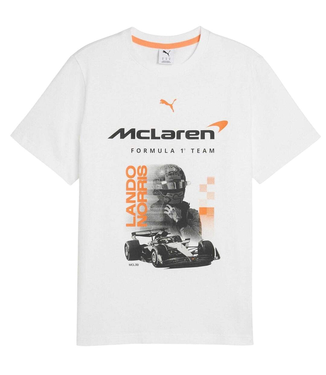 Unisex Adult Motorsport Graphic Print T-shirt  White Puma-3