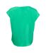 Womens/ladies marys dana satin top green Vero Moda-2
