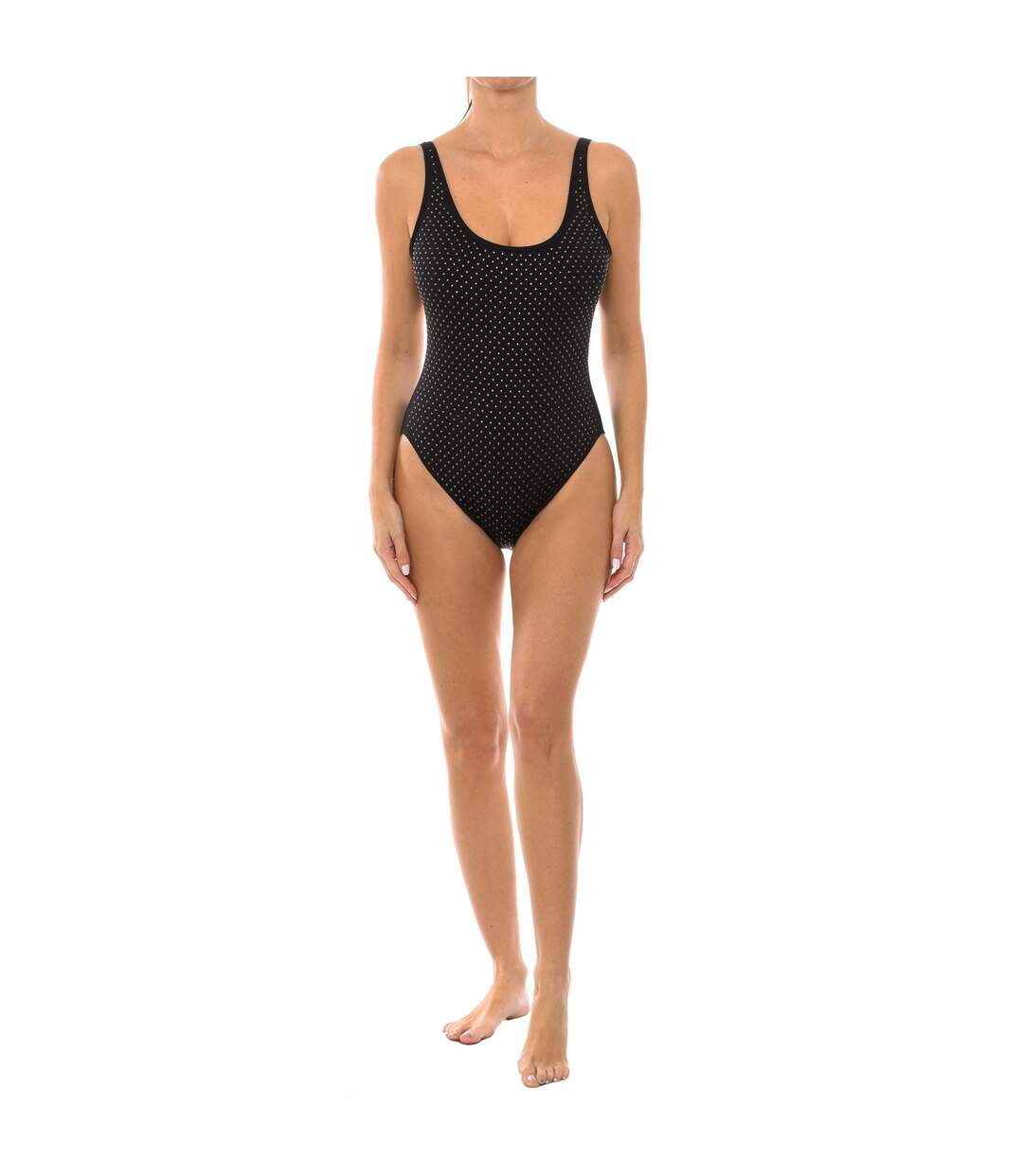 Classic style swimsuit with studs MM1M396 women-1