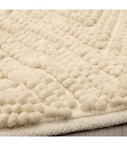 Tapis design ethnique Home - L. 120 x l. 170 cm - Blanc