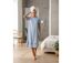 OZABI Chemise de Nuit Femme Microfibre Manches Courtes-4
