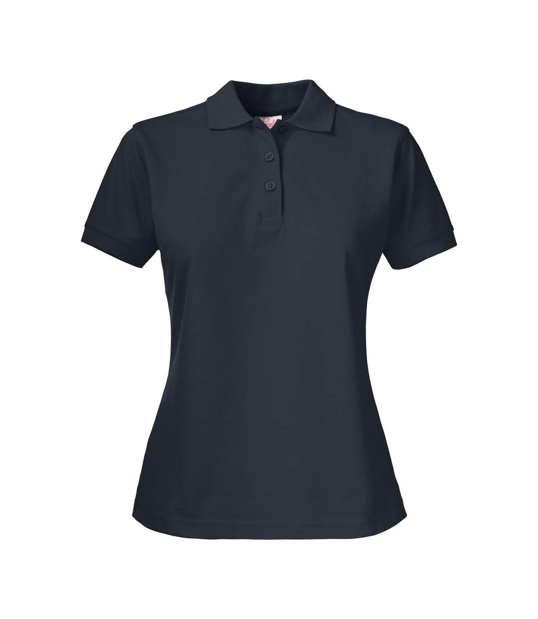 Womens/ladies Surf Pro Polo Shirt Dark Navy Printer-2