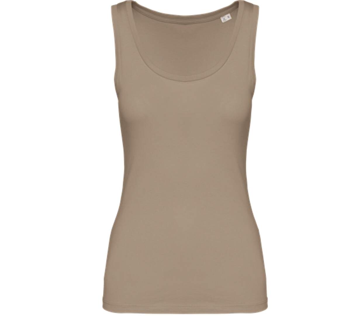 Débardeur écoresponsable - Femme - PAT341 - beige sable-2