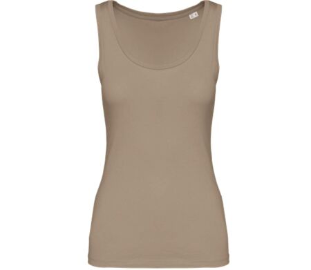 Débardeur écoresponsable - Femme - PAT341 - beige sable