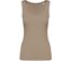 Débardeur écoresponsable - Femme - PAT341 - beige sable-2