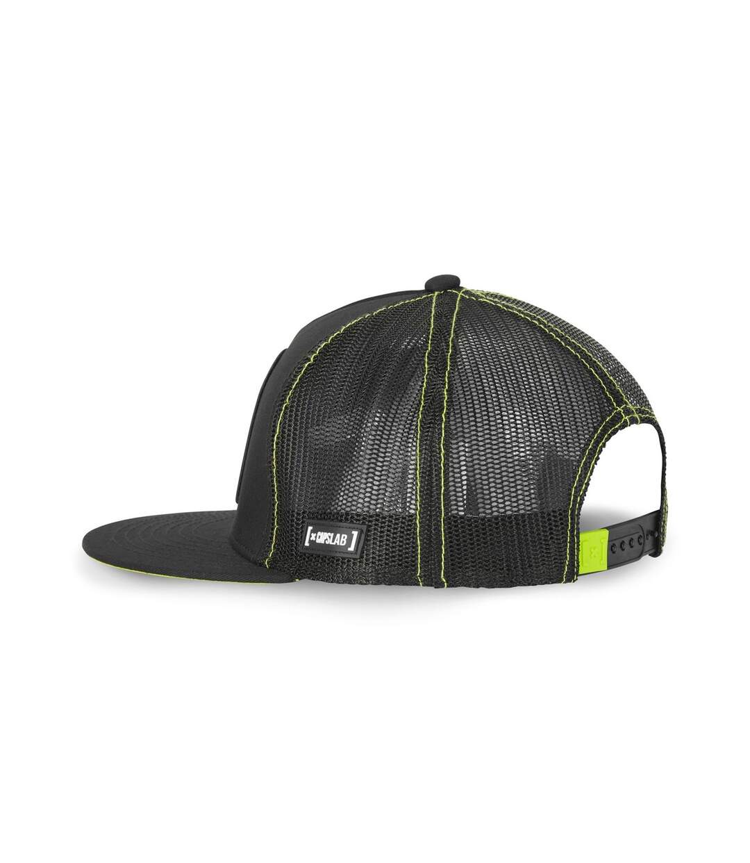 Casquette snapback  visière plate avec filet Rick et Morty Rick Capslab-4