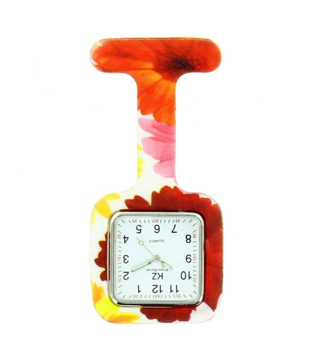 Montre Infirmière Silicone Fleurs KRAZY 193-1