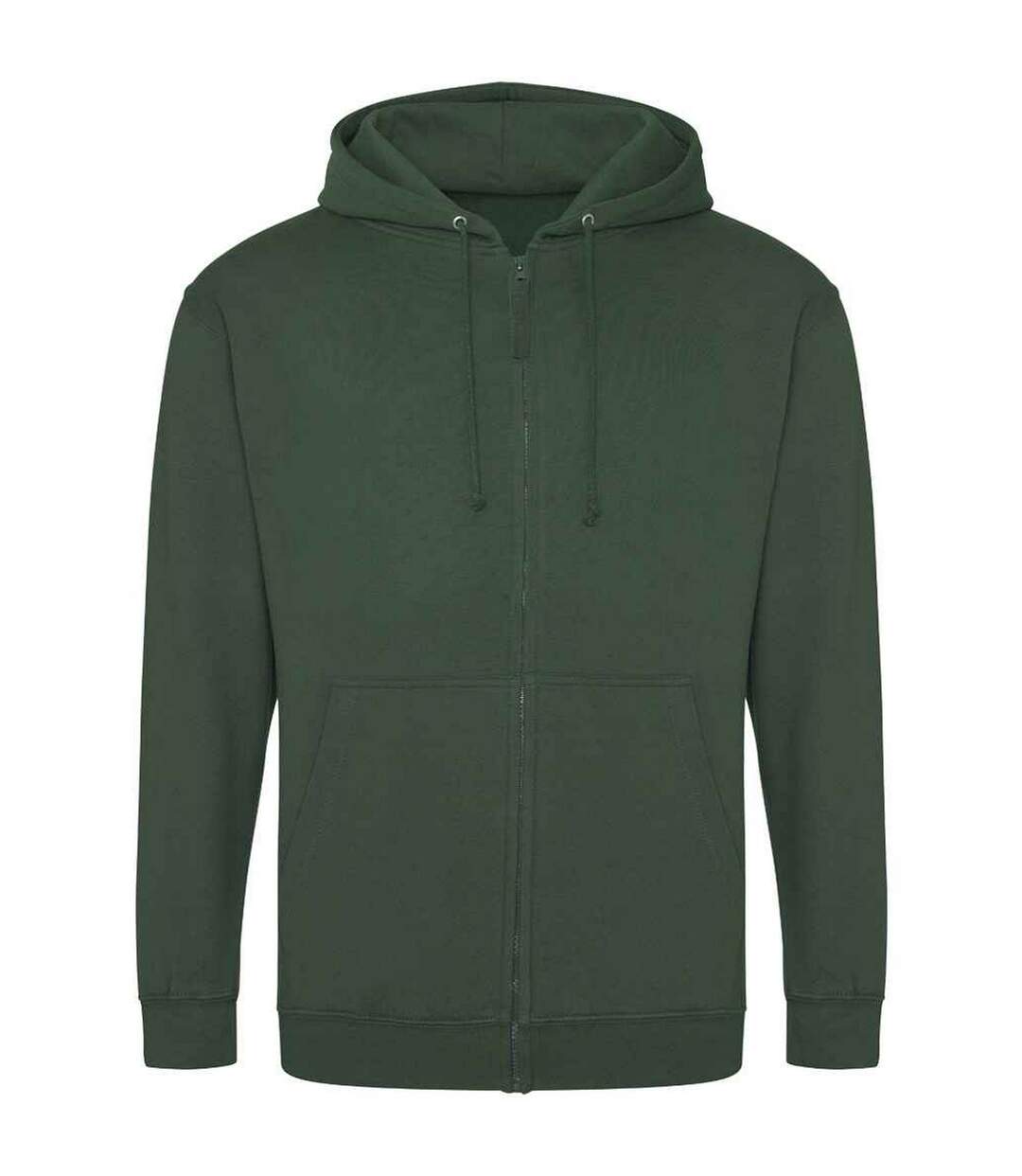 Veste à capuche homme vert bouteille Awdis-1