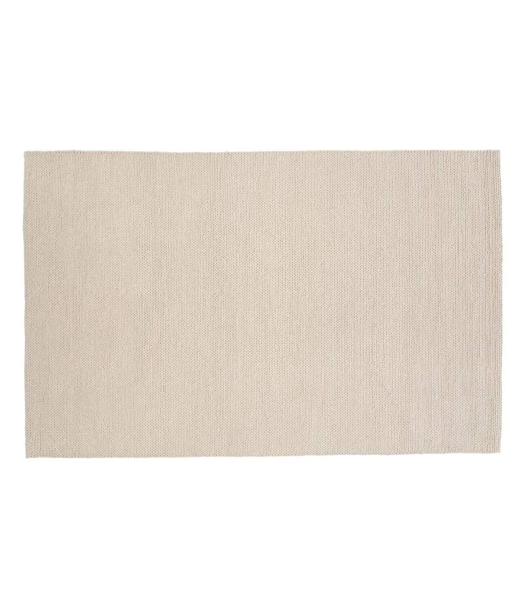 Tapis Tressé en Laine Marta 200x300cm Naturel-1