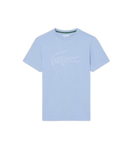 T-shirt Motif/style Texte Homme Bleu Lacoste