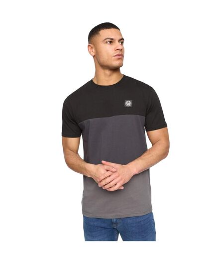 T-shirt Henpanel Homme Noir Henleys