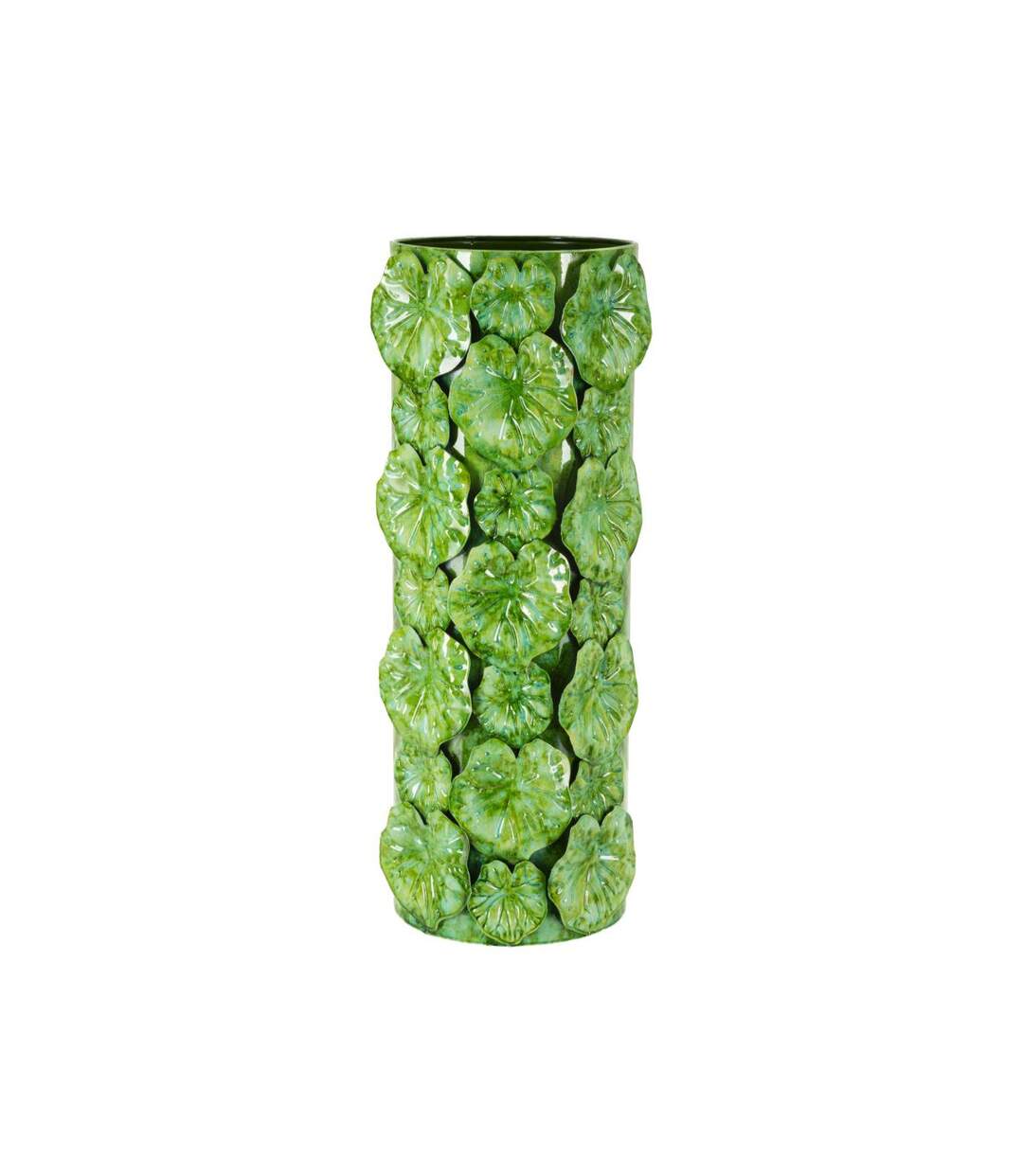 Vase Design Nénuphar Drop 46cm Vert-1