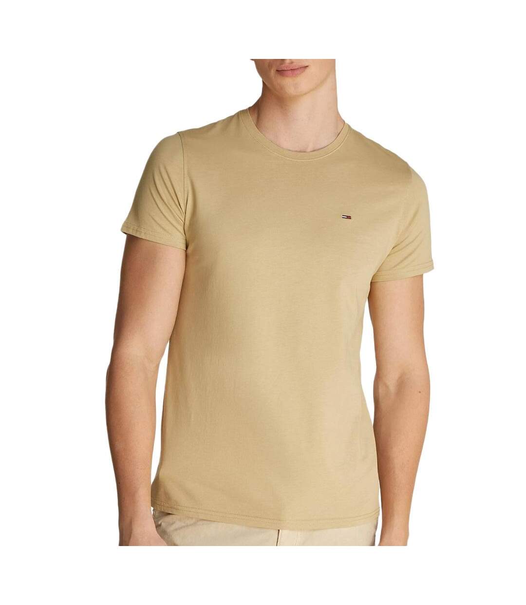 T-shirt camel homme tommy hilfiger tjm xslim - xxl-1