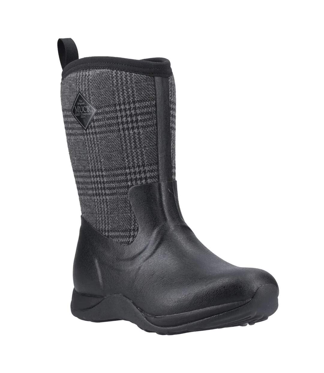 Womens/ladies Arctic Weekend Pull-on Wellington Boots Black Muck Boots-1