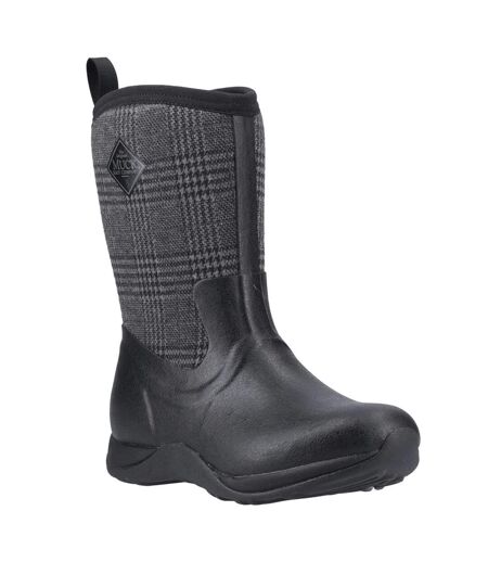 Womens/ladies Arctic Weekend Pull-on Wellington Boots Black Muck Boots