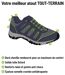 Men's Navy & Green Water-Repellent Sneakers