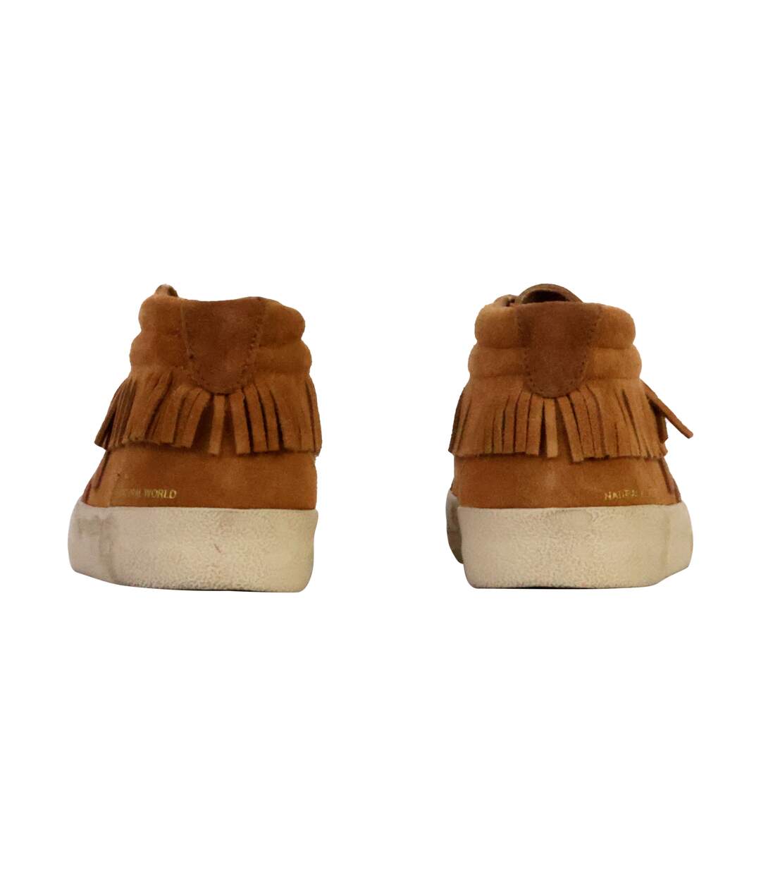 Basket Montante Cuir Natural World-4