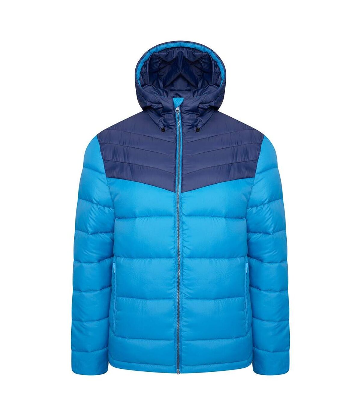 Dare 2B Mens Hot Shot Hooded Puffer Jacket (Dark Methyl Blue/Nightfall Navy)