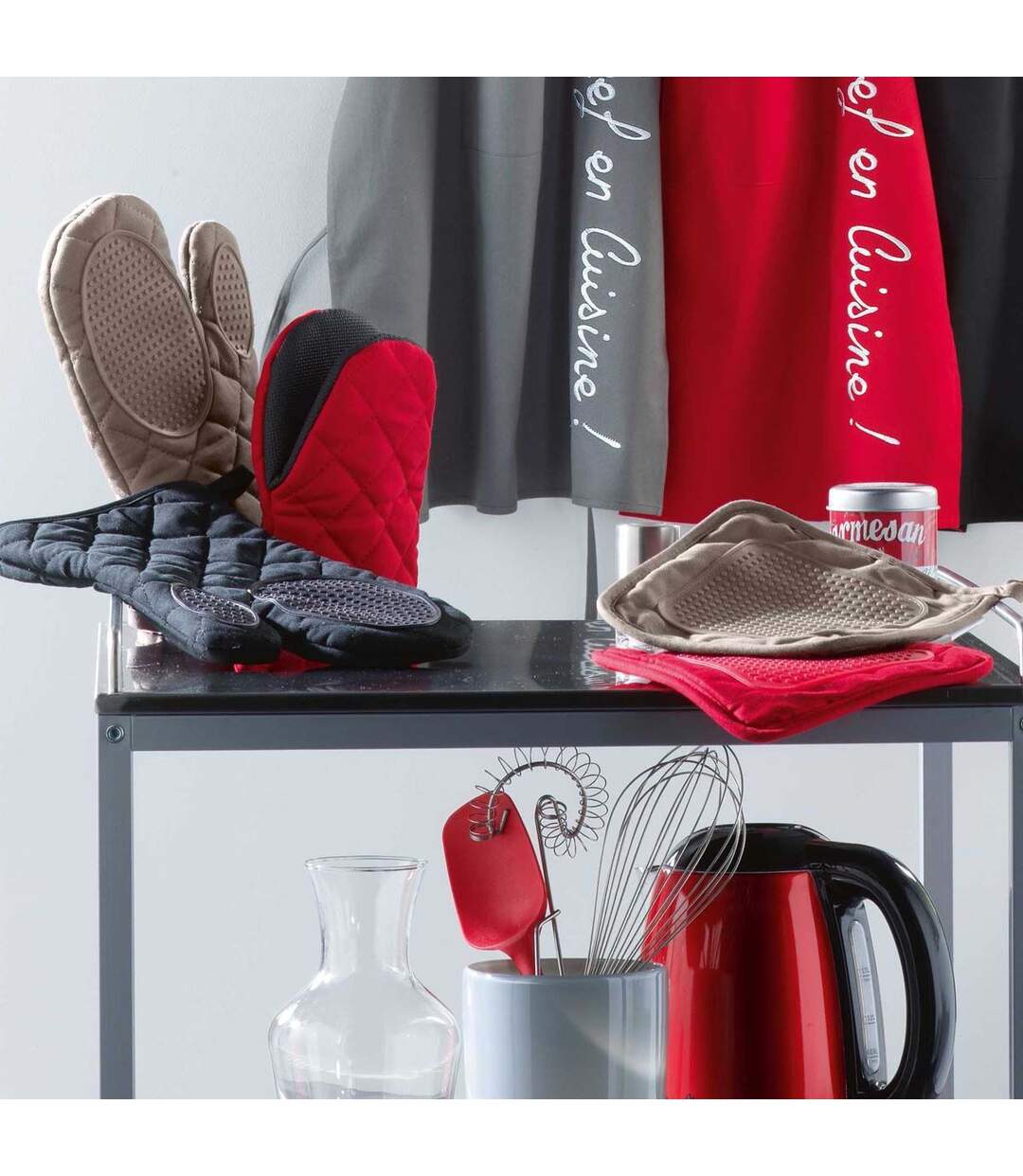 Gant de Cuisine Cuistot 30cm Noir-2