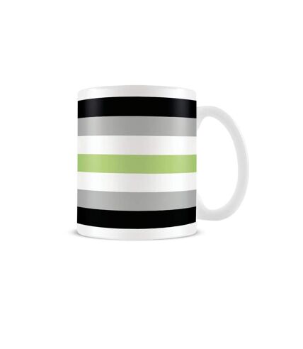 Pyramid International Agender Flag Mug (White/Black/Gray/Green) (One Size) - UTPM4140