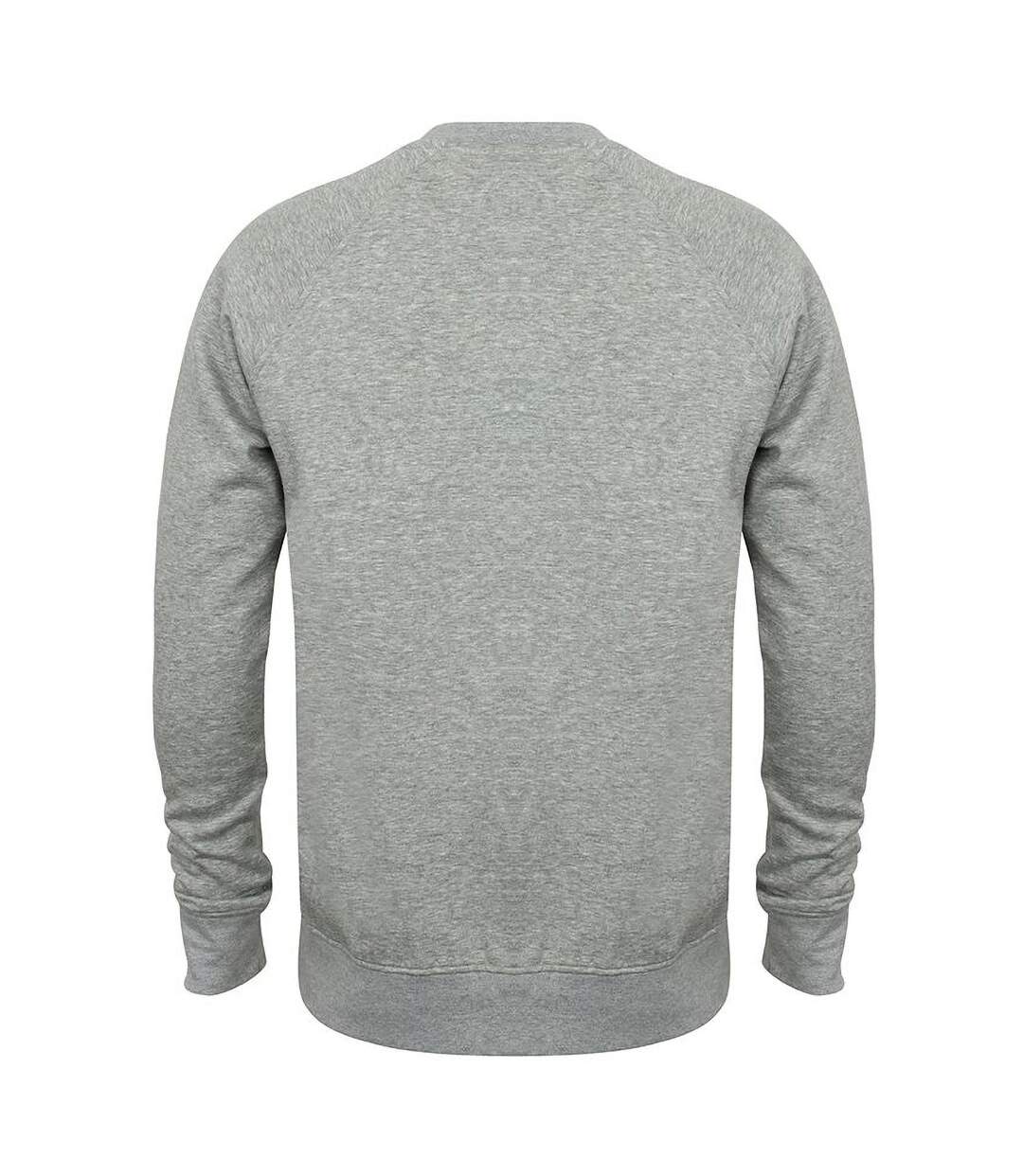 Skinni Fit Unisex Slim Fit Sweatshirt (Heather Gray) - UTRW5498-2