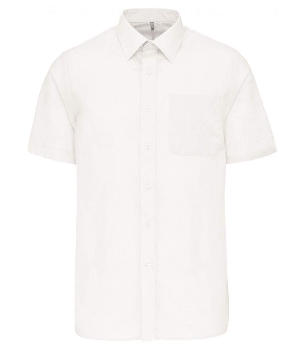 Chemise popeline manches courtes - K551- blanc - homme