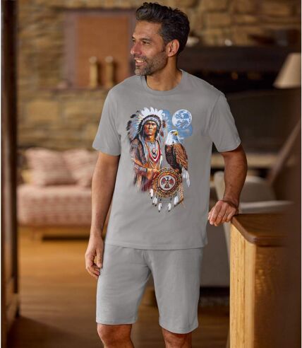 Indian Legend rövid pamutpizsama