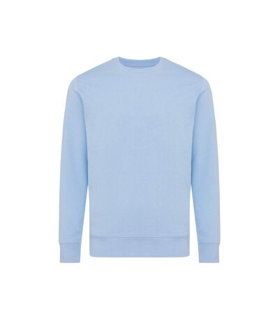 Unisex adult etosha recycled cotton lightweight sweatshirt sky blue Iqoniq