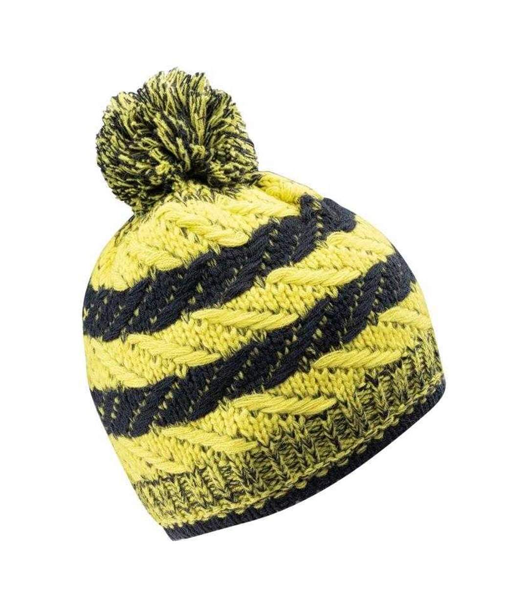 Bonnet Kagu Noir Jaune Iguana-2