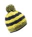 Bonnet Kagu Noir Jaune Iguana-2